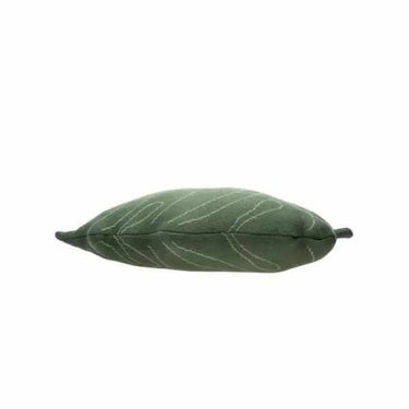 Knitted Cushion Baby Leaf